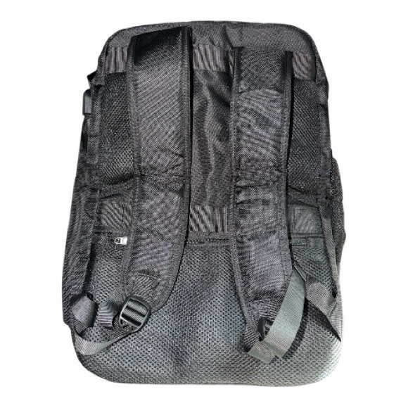 Matien Black Backpack Carry On Travel Bag 17 inch New - Picture 11 of 13